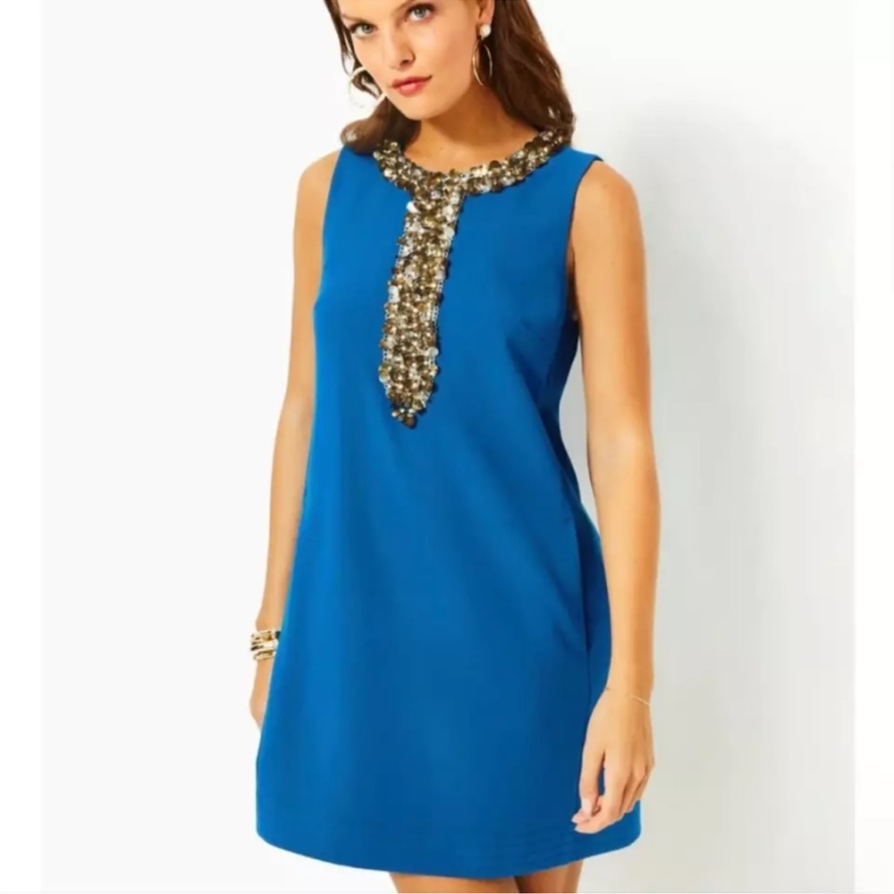Lilly Pulitzer
Edita Embellished Stretch size 2 nwt